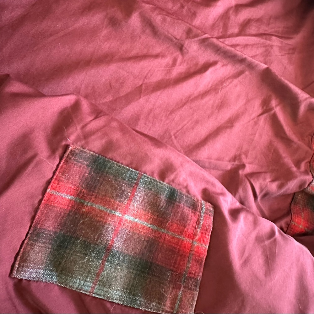 Pendleton Maroon Teddy Jacket. Women or Girl - Picture 3 of 7